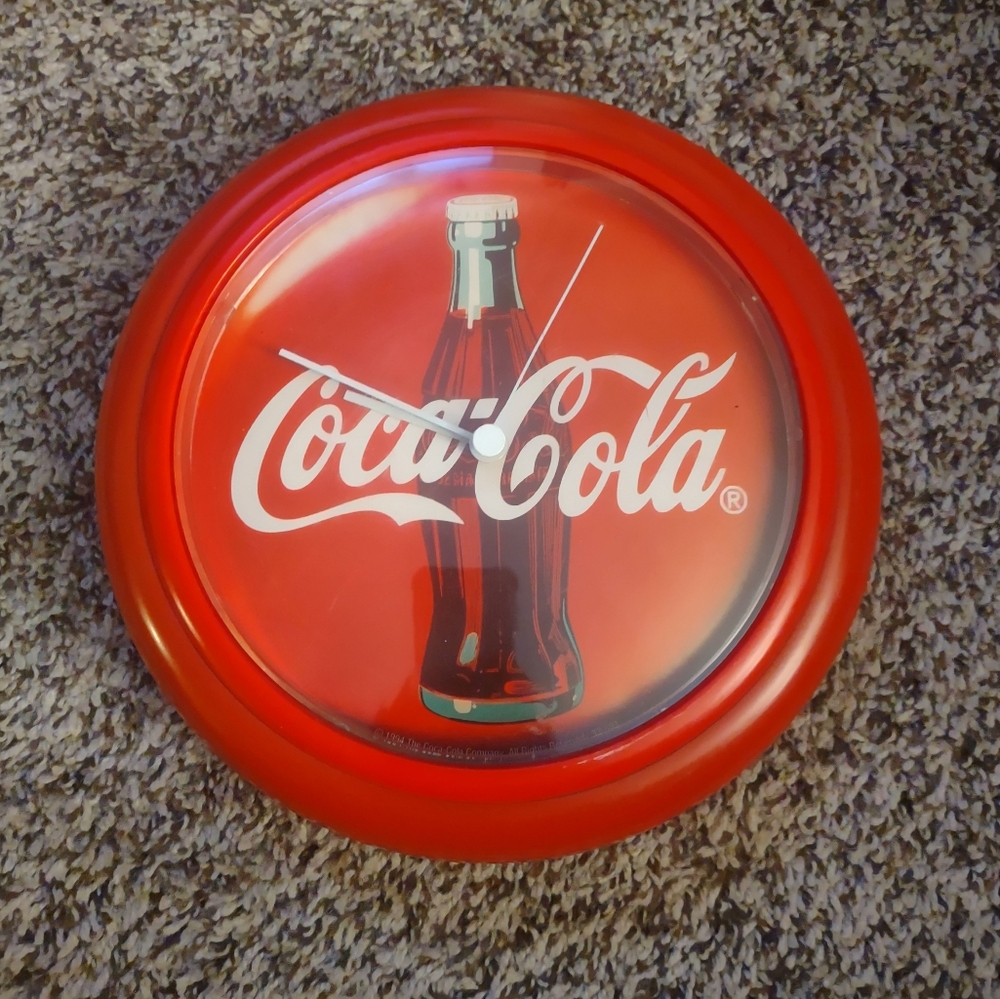 Coca cola clock